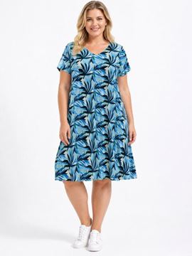 Picture of SUMMER DRESS IN SLIIMING A LINE